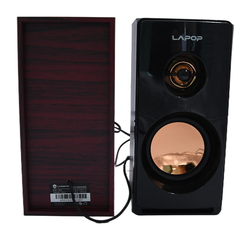 Compact Computer Wired Speaker USB Multimedia Bass Stereo HiFi Sound