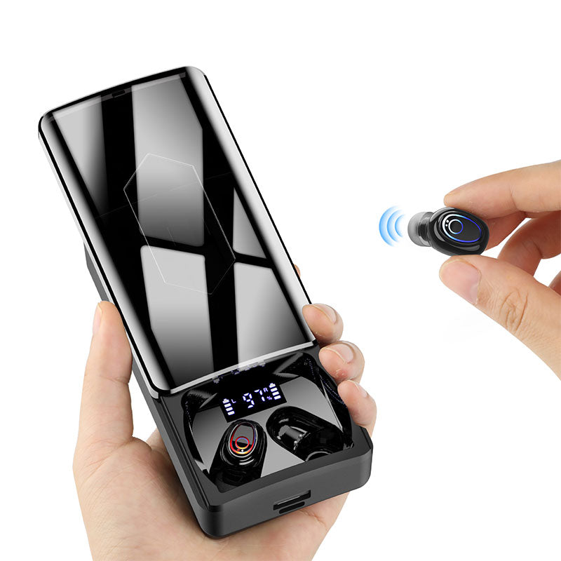 2 in 1 Wireless Earphones/5000mAh Mini Powerbank with Touch Sensors