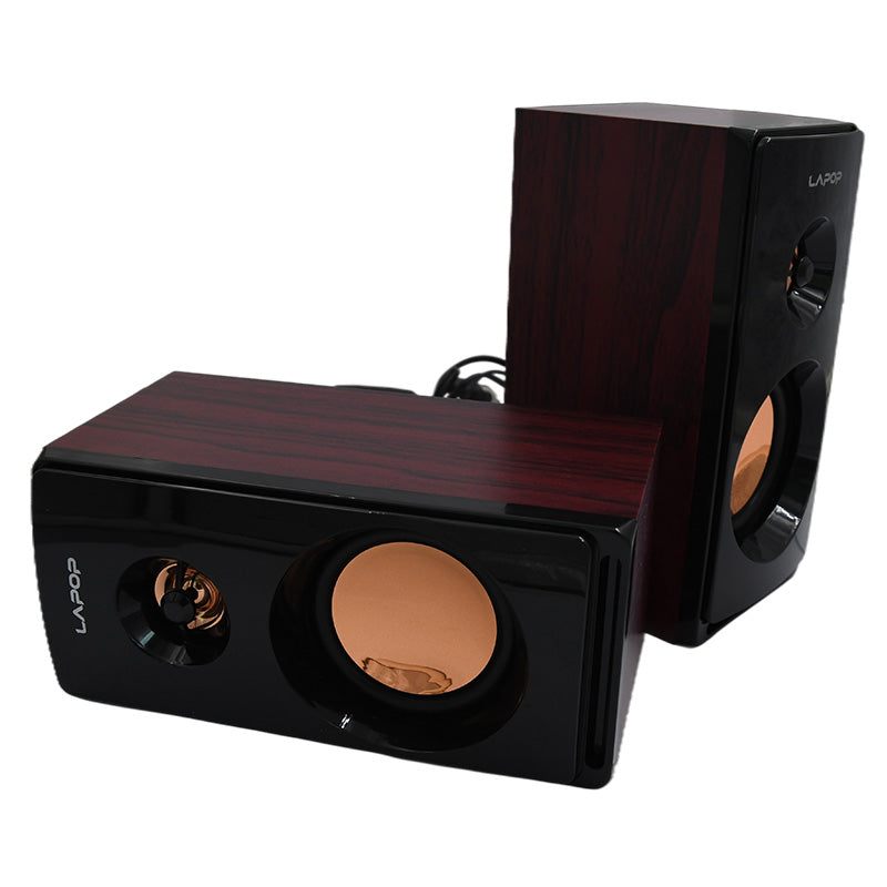 Compact Computer Wired Speaker USB Multimedia Bass Stereo HiFi Sound