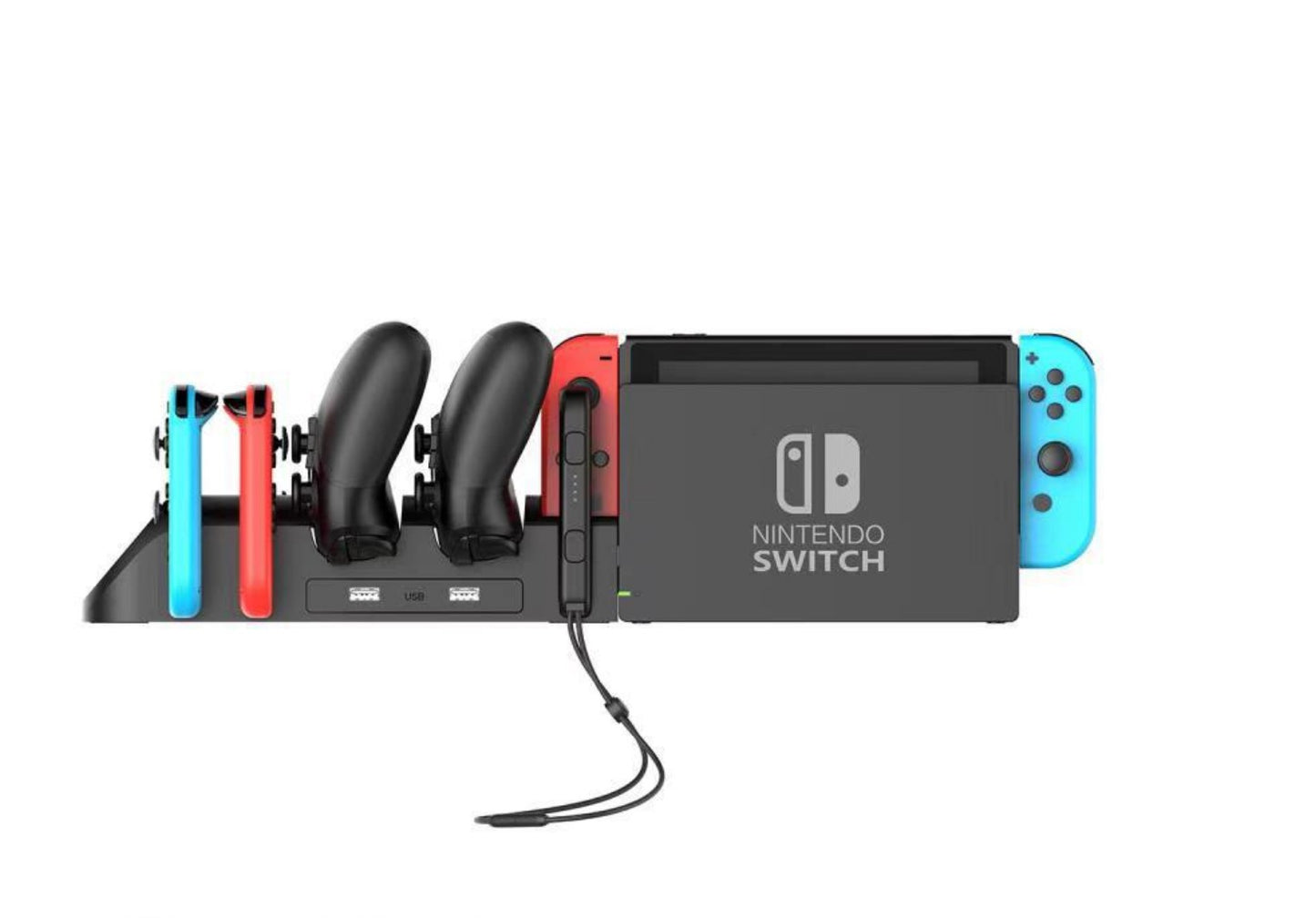 Multifunctional 6 in 1 Charging Station for Nintendo Switch