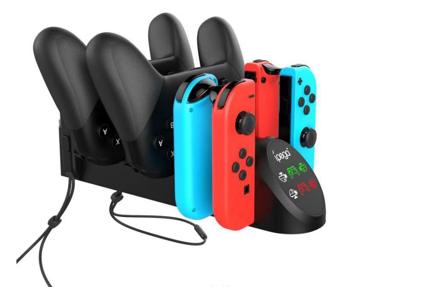 Multifunctional 6 in 1 Charging Station for Nintendo Switch