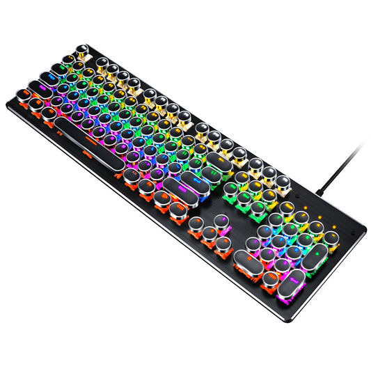 104 Keys Multi-Function TypeWriter Mechanical Gaming Keyboard