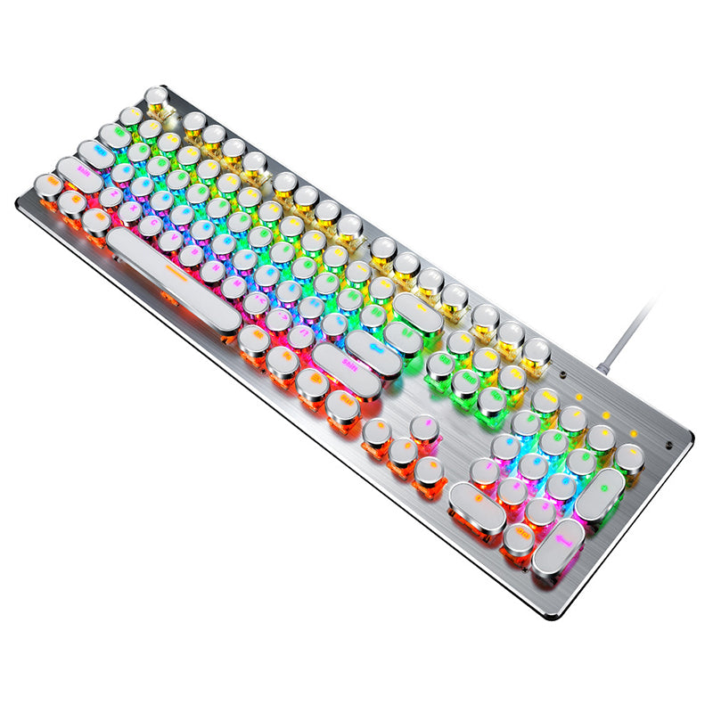 104 Keys Multi-Function TypeWriter Mechanical Gaming Keyboard