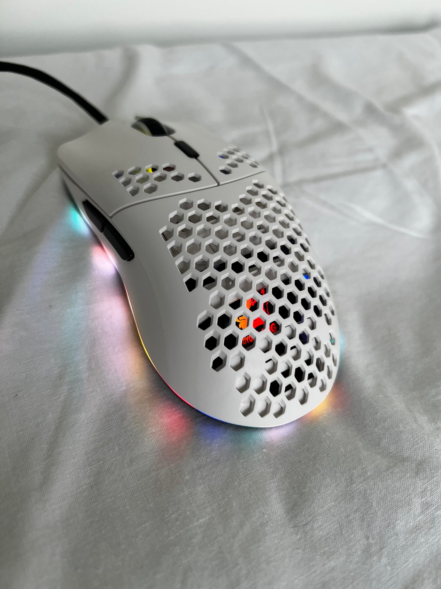 Ultra Lightweight RGB Honeycomb Ergonomic 6400dpi Gaming Mouse